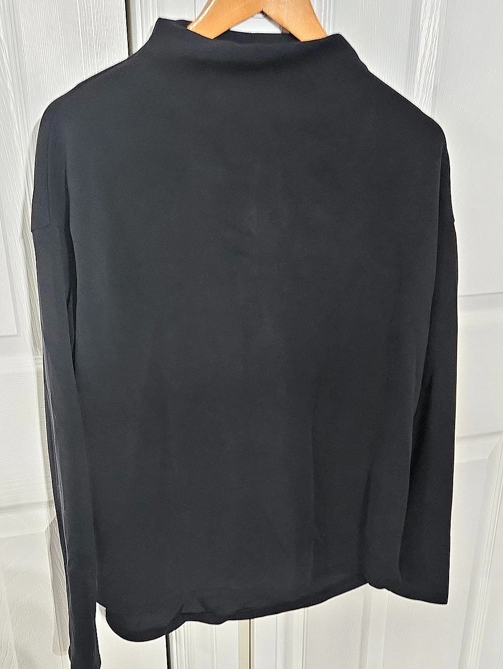 Black Long Sleeve Mock Neck